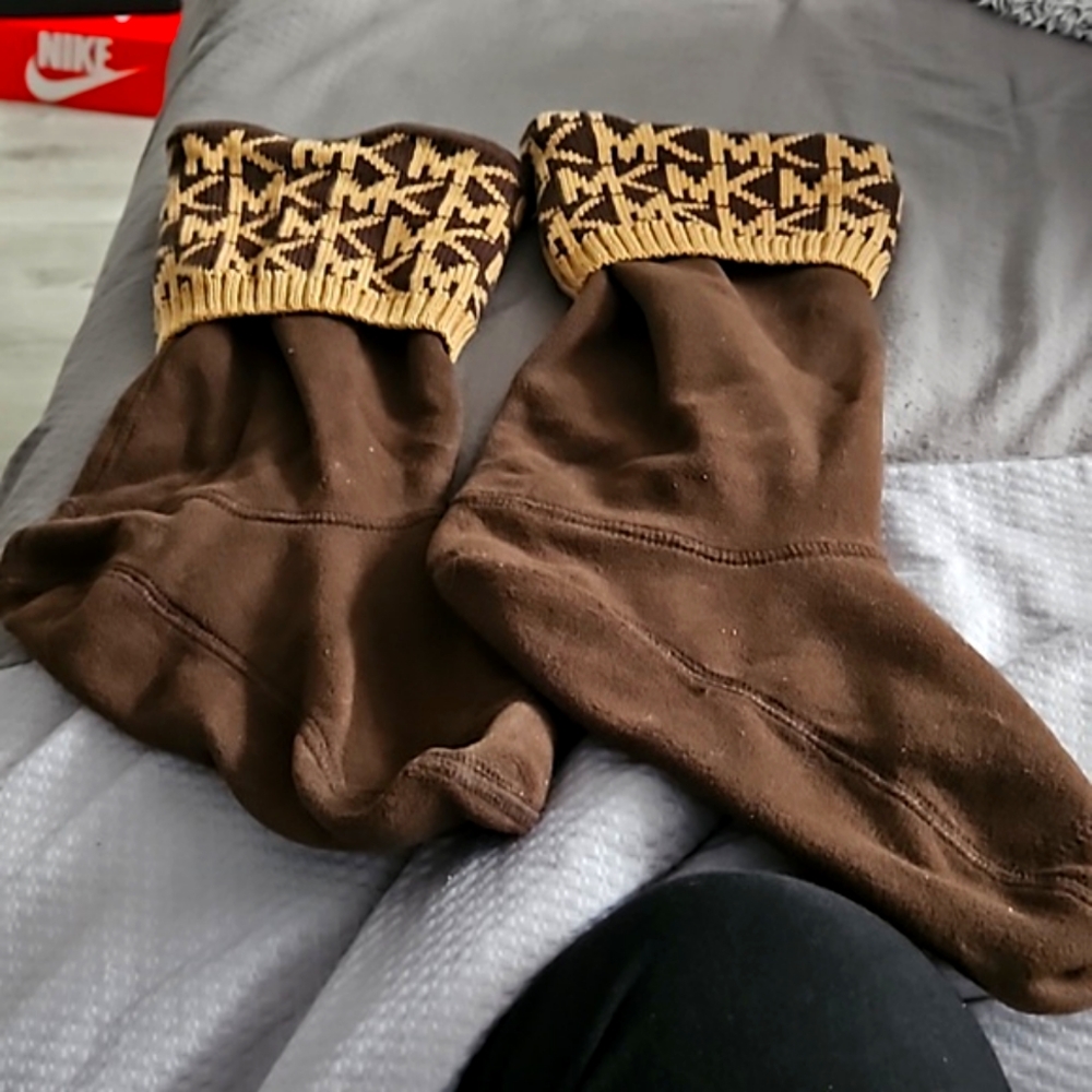 Michael kors cuff sock for boots new never worn